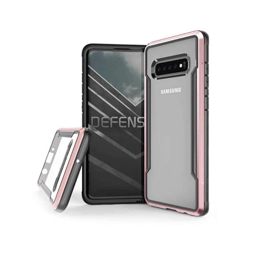 كفر X-Doria Defense Shield Back Case for Samsung Galaxy S10 - Rose Gold