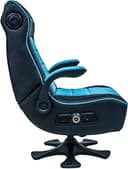 كرسي قمينق هزاز مع نظام صوتي اتصال لاسلكي اسود ازرق اكس روكر X-Rocker - Infiniti 2.1