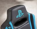 كرسي قمينق هزاز مع نظام صوتي اتصال سلكي اسود ازرق اكس روكر X-Rocker - PlayStation Geist 2.0 Floor Rocker