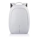 xd design bobby hero spring anti theft backpack laptop tablet travel bag hidden zipper cut resist rfid protected pockets usb charging port multi compartments water replellant light grey