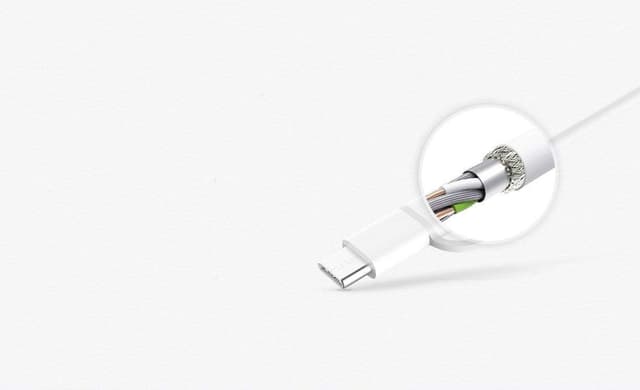 Xiaomi mi 2 in 1 usb cable micro usb to type c 100cm white