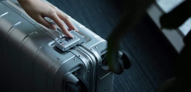 xiaomi metal carry on luggage 20 silver
