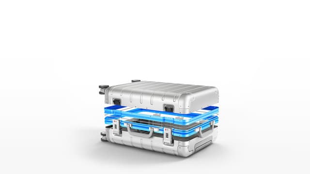 xiaomi metal carry on luggage 20 silver