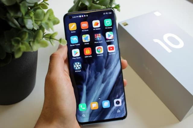 هاتف Xiaomi Mi 10 - رامات 8 جيجا - 128 جيجا تخزين - رمادي