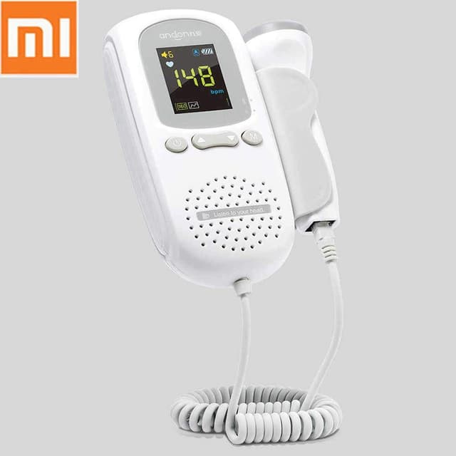 جهاز نبض الجنين في المنزل مع شاشة ال اي دي شاومي Xiaomi Led Home Fetal Heart Rate Monitor