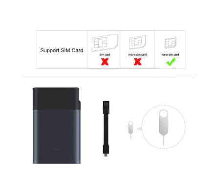 Xiaomi zmi 4g lte pocket wifi hotspot and 10000 mah power bank combo