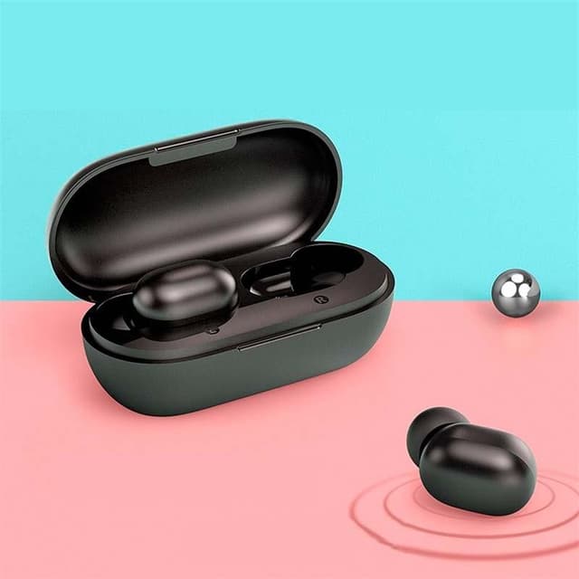 سماعة أذن لاسلكية من شاومي ضد الماء Mi Haylou GT1 Plus - أسود