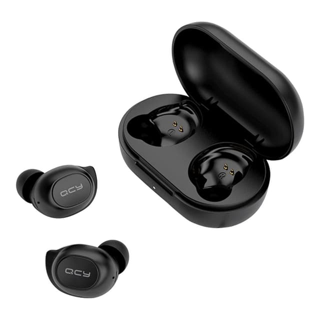 سماعات بلوتوث  Mi QCY T9S Wireless Bluetooth earphones Headphones  سوداء