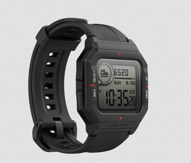 ساعة Amazfit Neo الرياضية الذكية سوداء