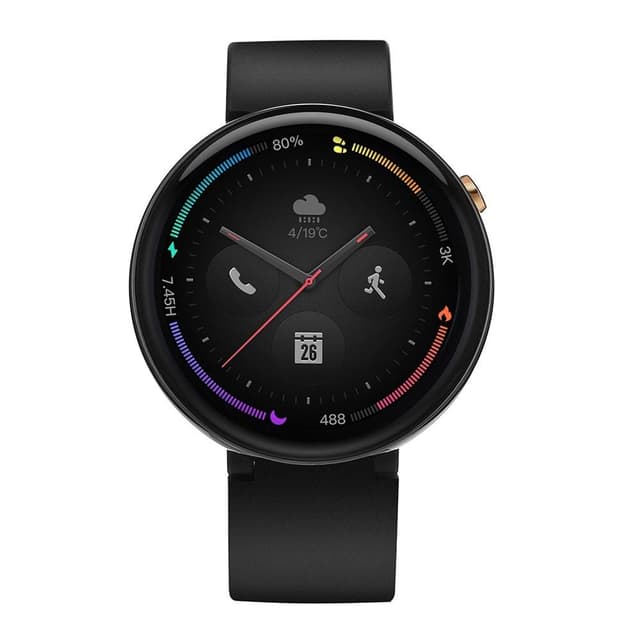 Xiaomi Huami Amazfit Nexo Ceramic Black EU [3,53cm (1,39") OLED Display, Bluetooth 4.2 & Wi-Fi, IP69