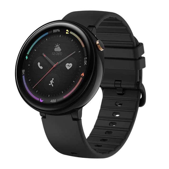Xiaomi Huami Amazfit Nexo Ceramic Black EU [3,53cm (1,39") OLED Display, Bluetooth 4.2 & Wi-Fi, IP69