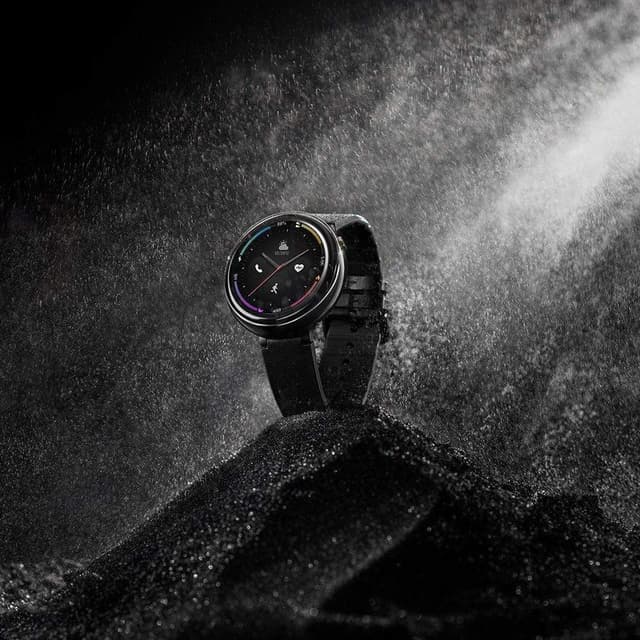 Xiaomi Huami Amazfit Nexo Ceramic Black EU [3,53cm (1,39") OLED Display, Bluetooth 4.2 & Wi-Fi, IP69