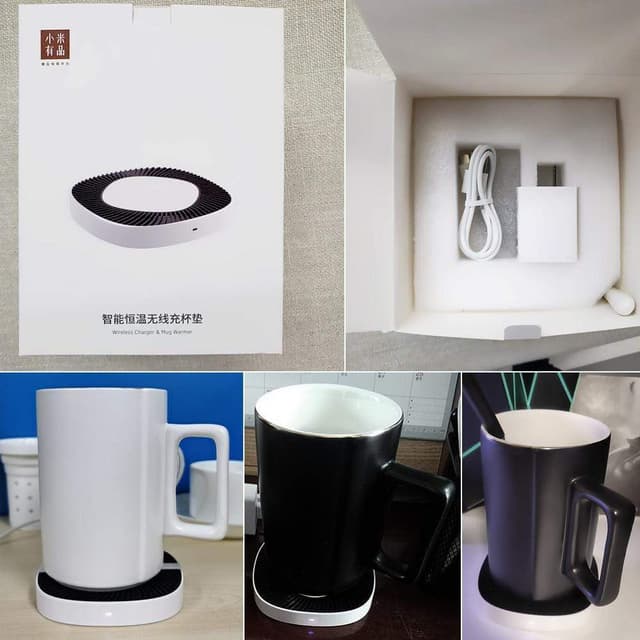 xiaomi youpin wireless charger mug warmer