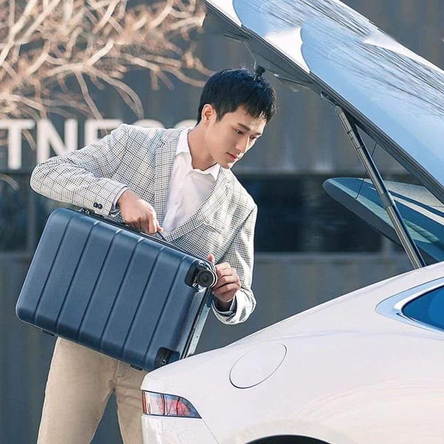 xiaomi mi luggage classic 20 suitcases blue carry-on universal wheel tsa lock password travel business