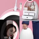 Xiaomi magic box full led mirror makeup box organizer