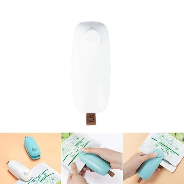 xiaomi 90fun ninetygo portable mini bag sealer handheld heat sealer bag sealer plastic bag food storage fresh snacks