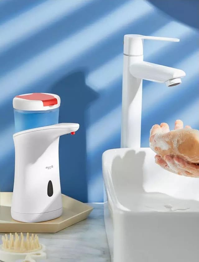xiaomi deerma xs100 automatic sensor soap dispenser battery operated 50ml