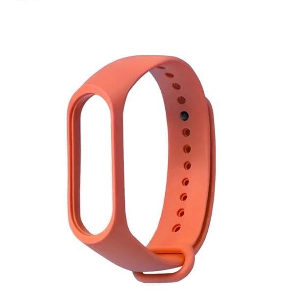 سوار أصلي متوافق مع Mi Smart Band 3 / 4 من شاومي- برتقالي