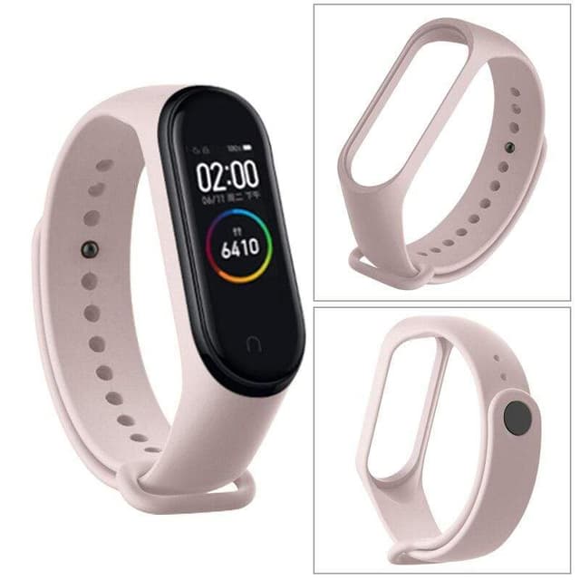 سوار أصلي متوافق مع Mi Smart Band 3 / 4 من شاومي- بينك