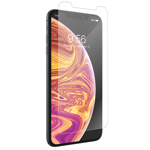 لاصقة حماية الشاشة لهاتف iPhone XS متوافقة مع كفر الحماية ZAGG Invisible Shield Glass+ Glass+ Vision Guard - SW1hZ2U6MzE5ODc=