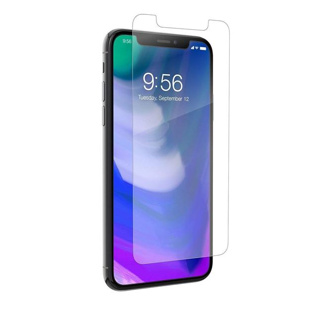 لاصقة حماية شاشة لهاتف iPhone XS Max شفاف ZAGG Invisible Shield Glass+ Smudge - SW1hZ2U6MzE5OTE=