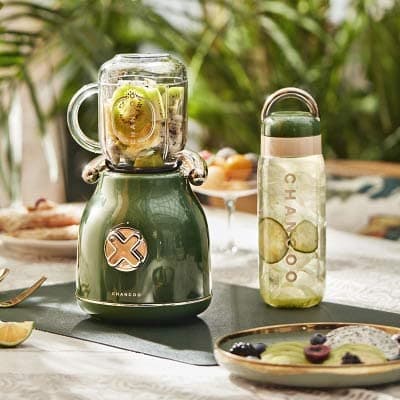 Chancoo Juicemaker Juicer Household Fruit Small Portable Multifunctional Double Cup Retro Design High Value