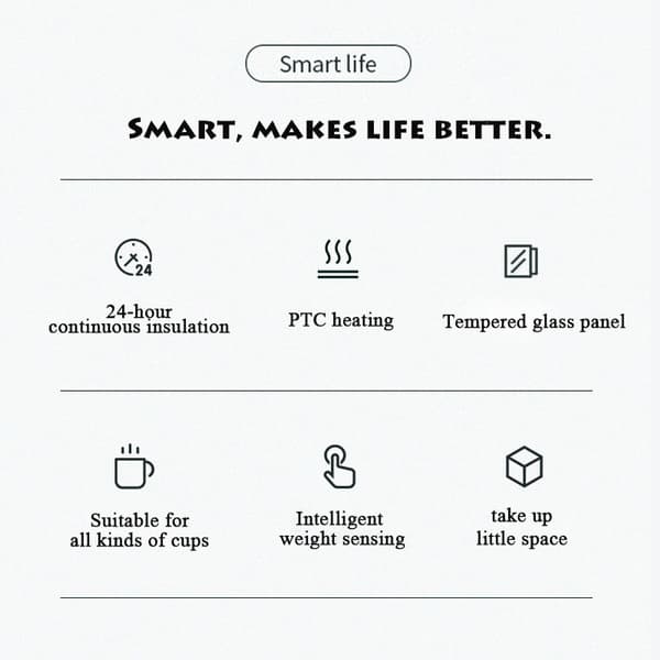 LUCKY Ceramic Cup with heater