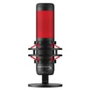 hyperx quadcast standalone microphone usb condenser mic 4 selectable polar patterns great for gaming recording broadcast podcasting works w pc ps4 and mac black red