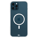 كفر شفاف Case-mate Tough Clear Plus w/ MagSafe Case for Apple iPhone 12/12 Pro, Built-in magnets for MagSafe charger & accessories, 15Ft Drop Protection w/ Micropel Antimicrobial Layer