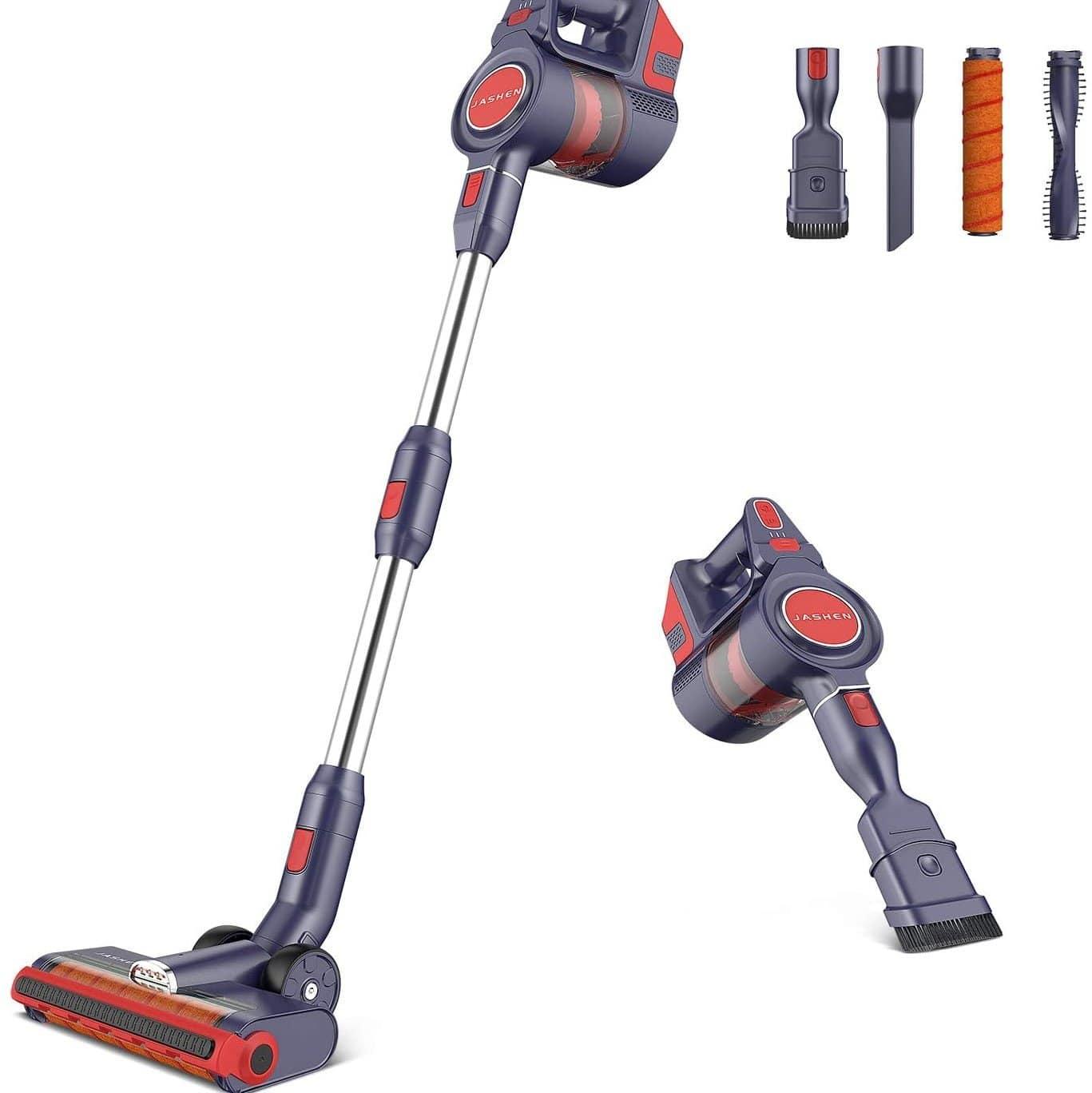 مكنسة D18 Cordless Stick Vacuum Cleaner 250W - Jashen