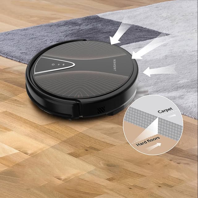 مكنسة روبوت التنظيف جاشن Jashen S10 Robot Vacuum Cleaner 2600mAh