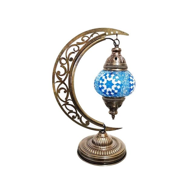 مصباح رمضان على شكل هلال