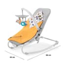 كرسي الإسترخاء لون أصفر Kinderkraft  FELIO forest 2020