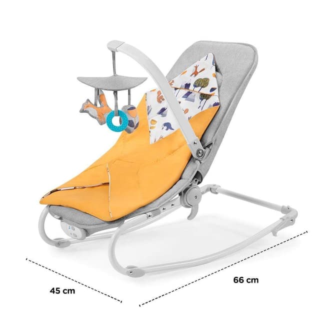 كرسي الإسترخاء لون أصفر Kinderkraft  FELIO forest 2020