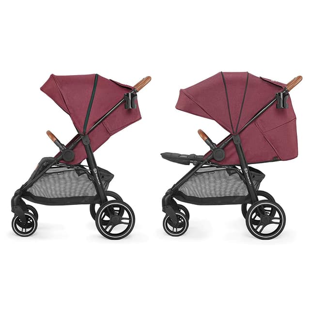 kinderkraft pushchair grande lx burgundy