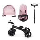 kinderkraft tricycle easytwist mauvelous pink
