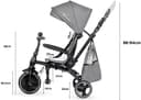 kinderkraft tricycle jazz grey