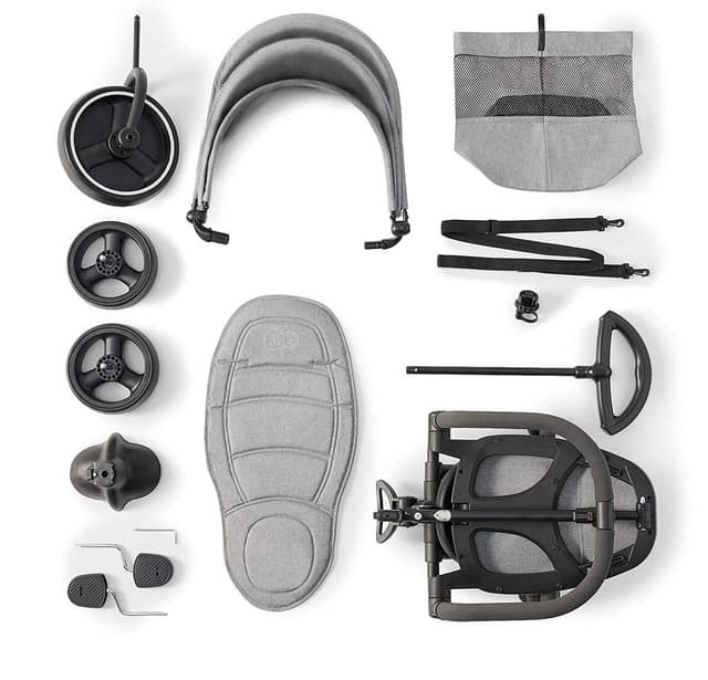 kinderkraft tricycle jazz grey