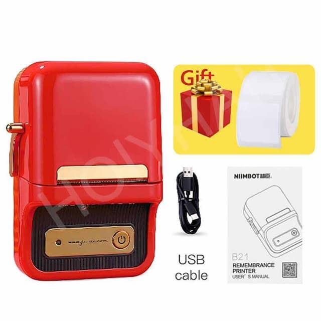 طابعة جوال بلوتوث صغيرة نيمبوت Niimbot B21 Wireless label printer Portable