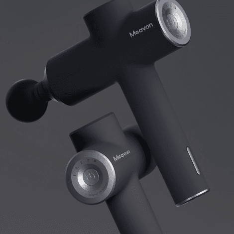 مسدس المساج Xiaomi mi Meavon 3200r/min Body Massager Electric Smart Double Mode Fascia Gun Silicone Head Deep Massage