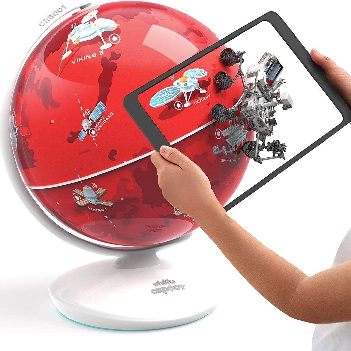 playshifu Orboot Mars by PlayShifu (App Based) - Interactive AR Globe for Planet Mars Research, Space Adventure Educational Toy for Boys & Girls