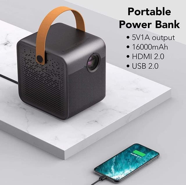 بروجكتر ذكي محمول ببطارية مدمجة FORMOVIE DICE DLP MINI PROJECTOR 1080P