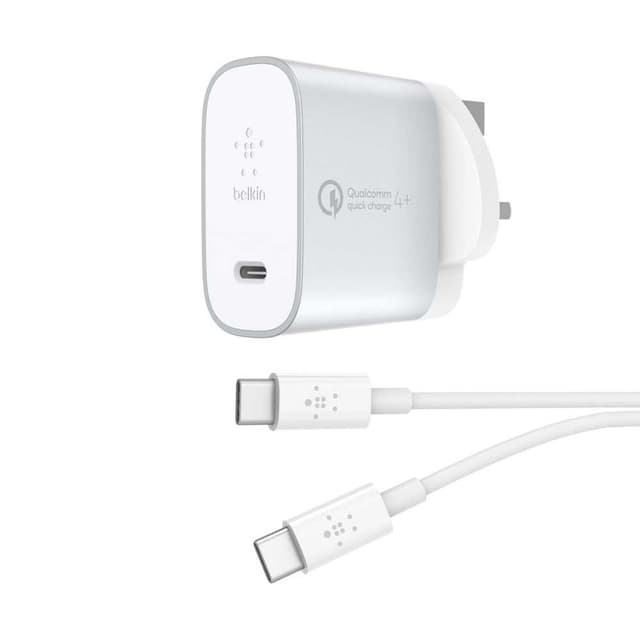 Belkin Boost Charge Usb-C Home Charger + Cable 27w - Silver