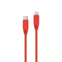 كيبل أيفون Powerology Braided USB-C to Lightning Cable 1.2M - White