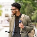 Elago Duo Hang Case For Apple Airpods Pro - Top-Pastel Blue / Nightglow Blue- Bottom-Jean Indigo