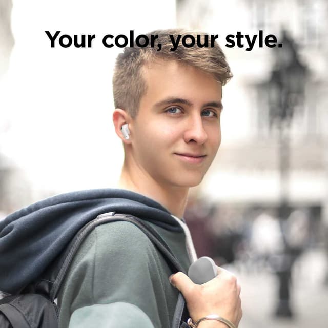 Elago Duo Case For Apple Airpods Pro - Top-Light Gray / Mint- Bottom-Dark Translucent