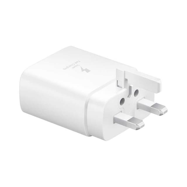 مقبس الشحن السريع Samsung 25W PD USB-C Adapter -  White