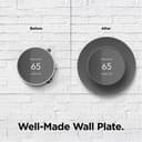 Elago Satellite Wall Plate Cover Plus For Nest Thermostats 2020 - Charcoal Gray