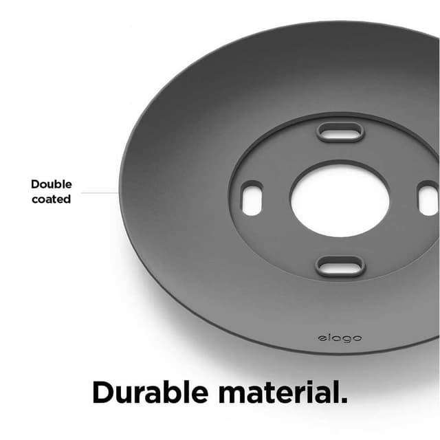 Elago Satellite Wall Plate Cover Plus For Nest Thermostats 2020 - Charcoal Gray