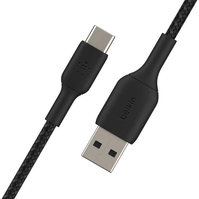 وصلة تايب سي 2 متر بيلكن BOOST CHARGE USB-A to USB-C Cable Braided 2M - SW1hZ2U6OTI4MDk=